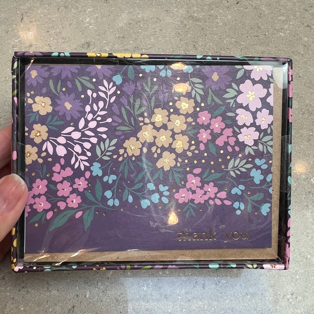 NWT Floral Thank You Card Set - 16 cards & envelopes (blank inside) 🌸🌸